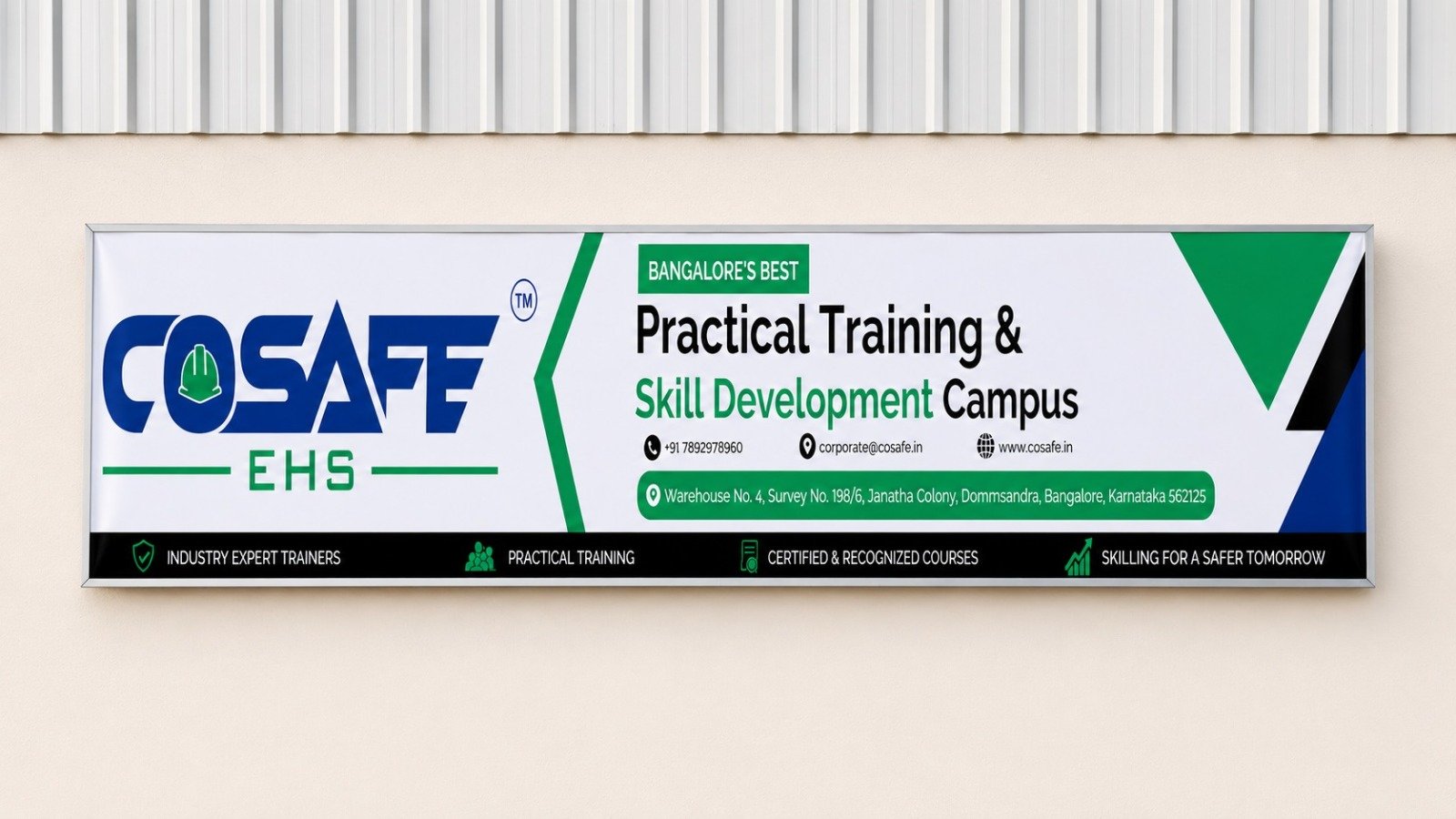 Cosafe EHS Academy Classroom – Bangalore
